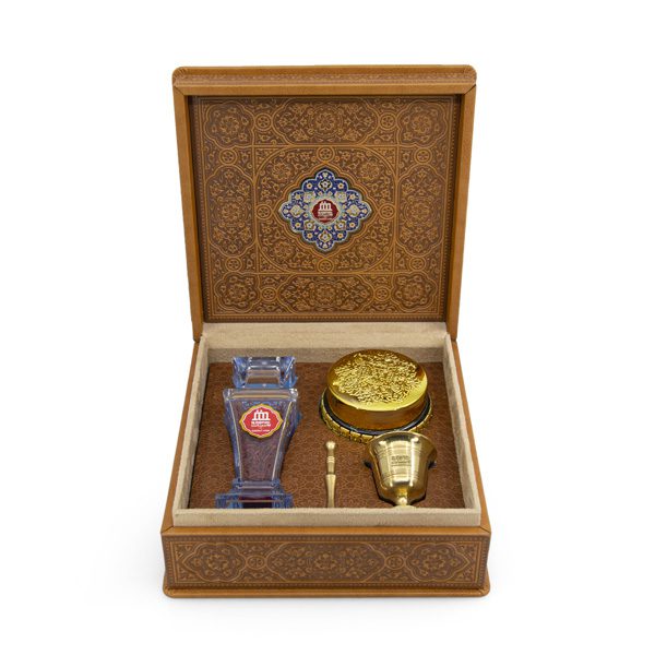 Royal saffron gift in luxury leather box | The most luxurious gift for loved ones