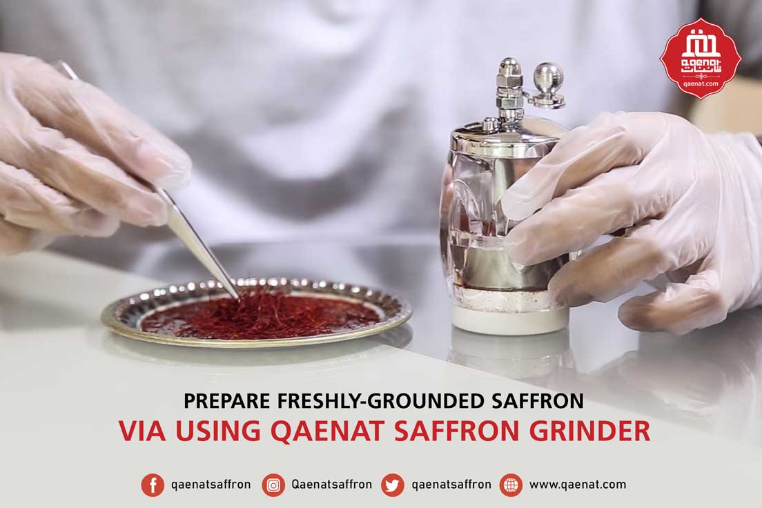 Qaenat’s Saffron Grinder, Make Freshly-grounded Saffron in Seconds
