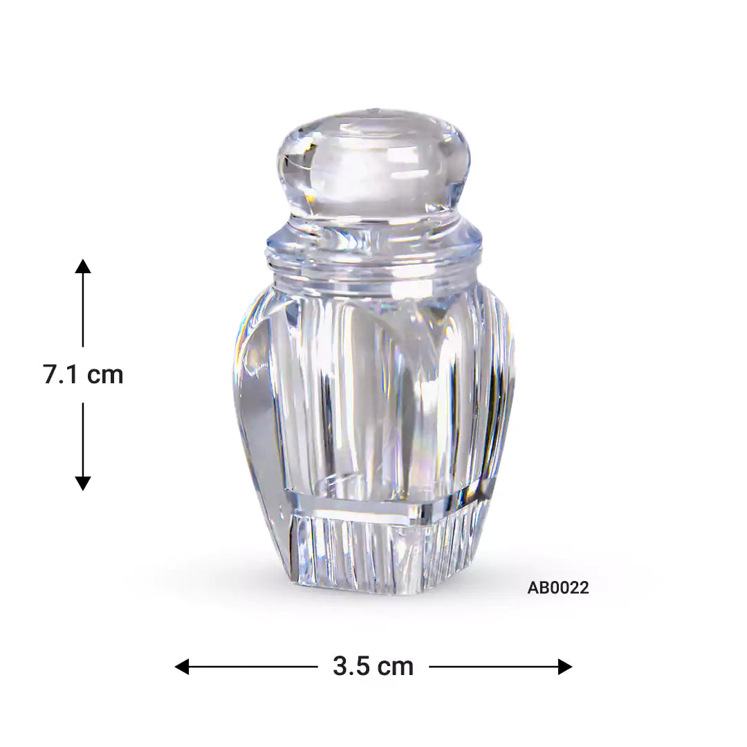 Acrylic Jar Oval clear shape NEW RELEASE