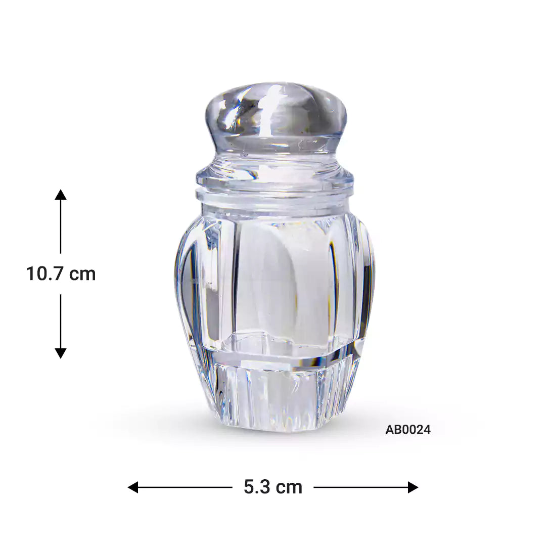 Acrylic Jar Oval clear shape NEW RELEASE