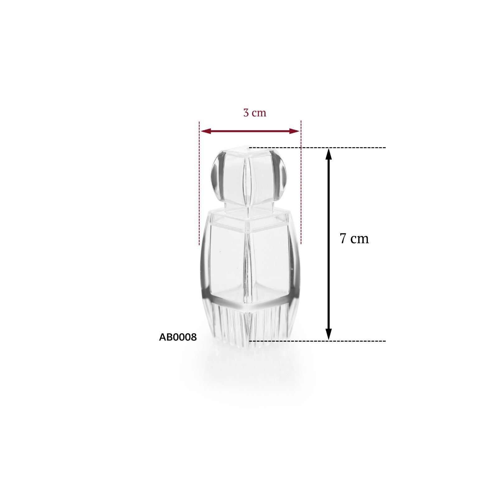 Acrylic Jar - Square Model